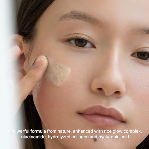 Arencia Rice Mucin Overnight Glow Face Mask Serum 30, 1.76 oz, Plumps Skin with Hyaluronic Acid (Pack of 2)