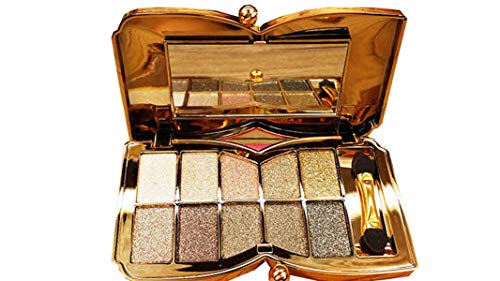 Glitter Eyeshadow Palette 10 Colors Shimmer Sparkle Makeup