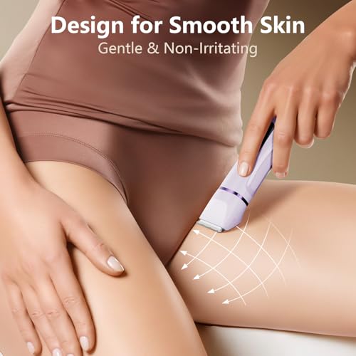Electric Bikini Trimmer for Women - Waterproof Hair Removal Shaver