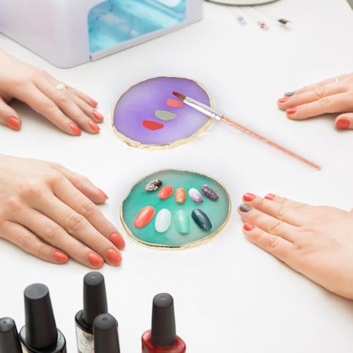 4 Pack Nail Art Resin Palette - Polish Mixing Plate