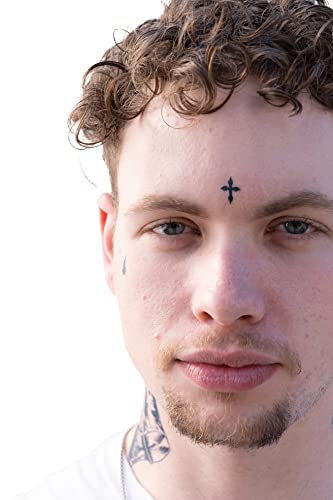 Temporary Tattoos 10-Piece Set | Hip Hop Water Transfer Face Tattoos
