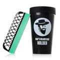 Mat's Beard Bar¢ç & Holder Pro (V2.0) - FLEXIBLE - Clean Up Beard Trimmings from Sinks and Countertops After Shaving - Best Gifts For Men