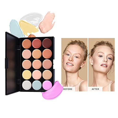 15 Colors Full Coverage Concealer Palette by Pure Vie