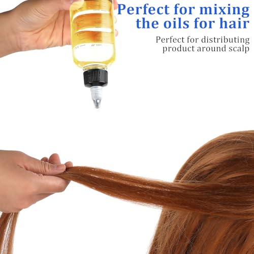 Hair Dye Applicator Bottles 2 Pcs 8.5oz with Graduated Scale