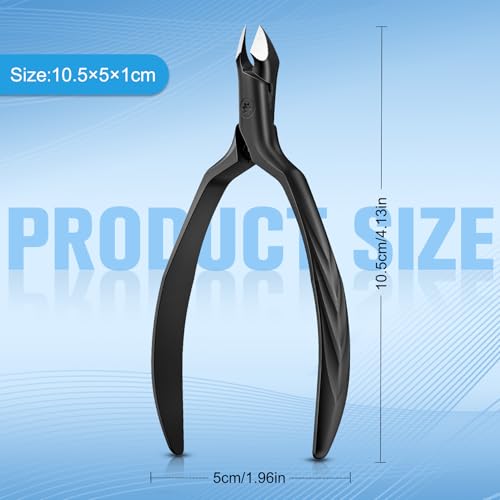 FERYES Stainless Steel Cuticle Nippers - Professional 1/2 Jaw Clipper