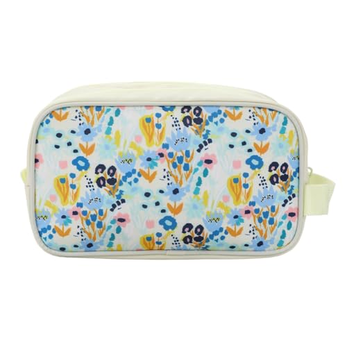 Floral Print Travel Toiletry Kit with TSA Bottles