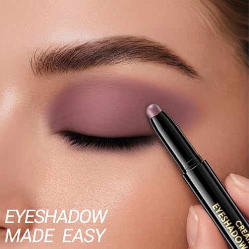 Erinde Smoky Mauve Eyeshadow Stick 16 - Waterproof Matte & Shimmer Cream Pencil