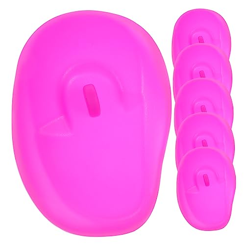 Silicone Hair Dyeing Ear Covers - 6pcs Protective Earmuffs