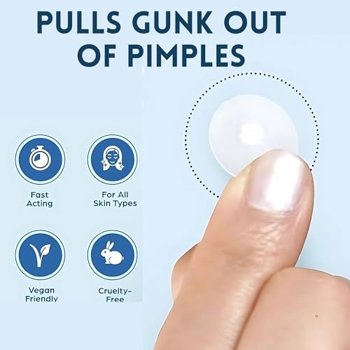 Invisible Pimple Patch, Overnight Miracle Patches for Face & Body, Fast-Acting Zit Stickers, Hydrocolloid Acne Treatment with Tea Tree Oil & Salicylic Acid?Waterproof, Hypoallergenic. 96 Pcs 3 Sizes
