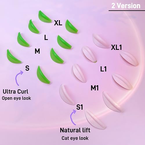 Lash Lift Shields C Curl - 6 Sizes Silicone Pads