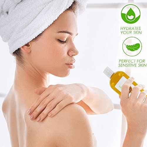 Soapeauty Flax Seed Oil Unrefined Cold Pressed 100% Pure and Natural | for Skin, Hair and DIY Recipes | Source of Omega-3 & ALA | 7 Pounds