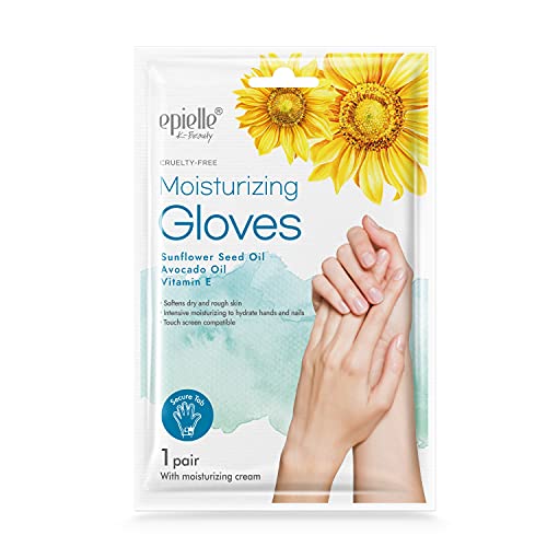 Epielle Assorted Moisturizing Hand Mask Gloves, 5 Pairs for Dry Rough Skin