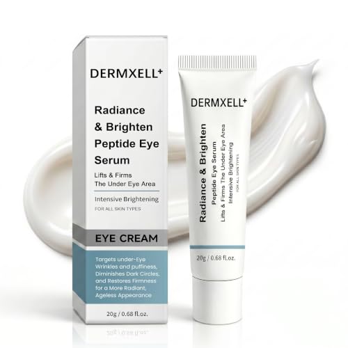DERMXELL Lift & Brighten Peptide Eye Serum | Reduces Dark Circles & Wrinkles