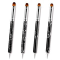 Professional 4-Piece Nail Art Brush Set with Dotting & French Tips, Manicure Tools