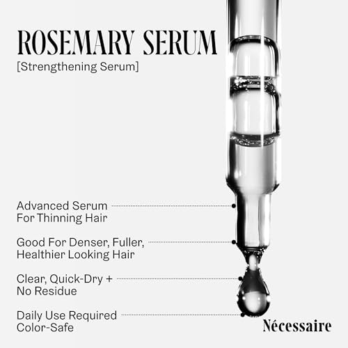 Nécessaire Rosemary Hair Serum for Fuller, Healthier Hair - 1 fl oz