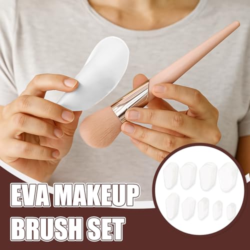 45Pcs Silicone Makeup Brush Covers - 9 Sizes