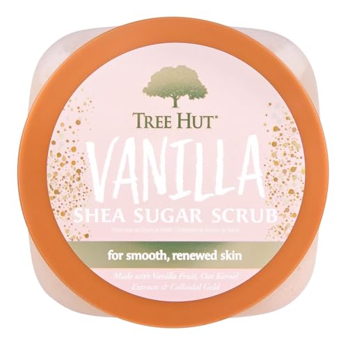 Tree Hut Vanilla Sugar Body Scrub, 18 oz | Exfoliating & Moisturizing