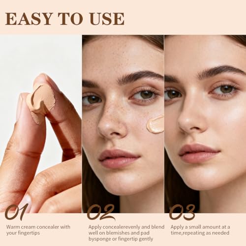 QIC Pot Concealer Full Coverage - Waterproof Under Eye