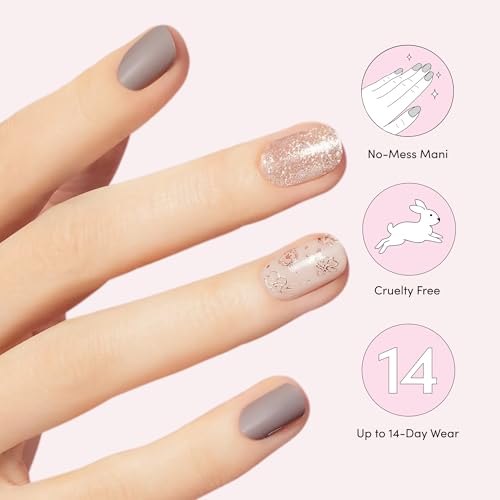 Dashing Diva Gloss Gel Nail Strips Set - Lavender Dreams (32 Wraps)