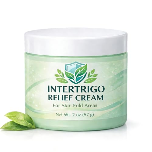 Intertrigo Relief Cream ? Intertrigo Cream for Belly Folds with 10% Undecylenic Acid & 15% Zinc Oxide, Fast-Drying, Non-Greasy Support for Friction-Prone Areas, 60ml (1)