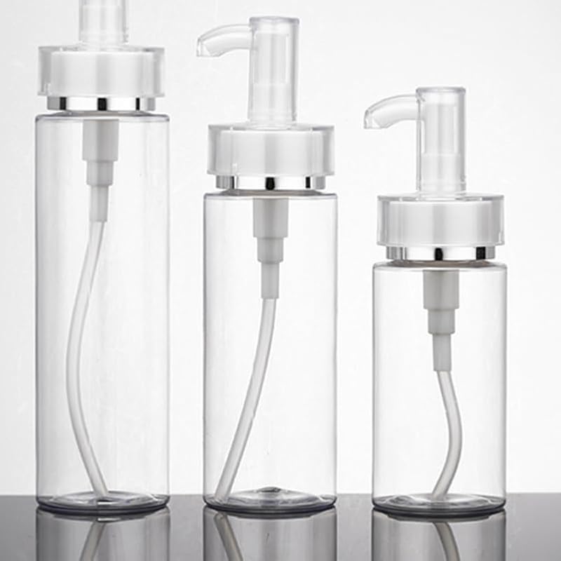 3Pc Refillable Lotion Pump Bottle Travel Size 6.88oz