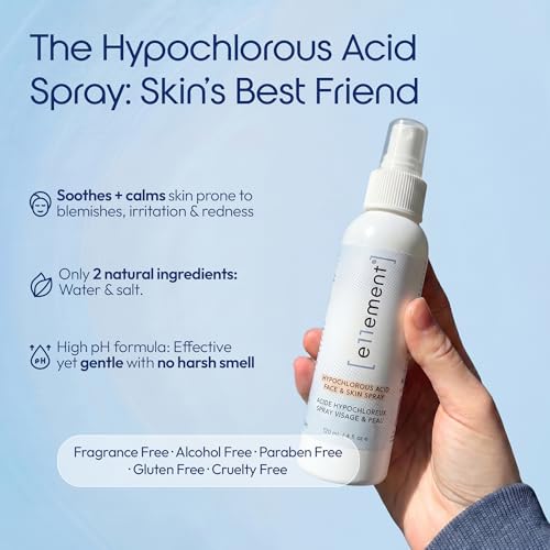 Hypochlorous Acid Spray for Skin - Facial Mist & Body Cleanser, 4 oz