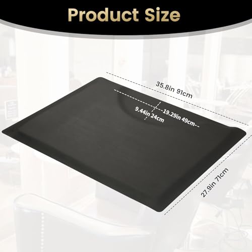 Crablux Anti Fatigue Salon Mat 35.8x27.9 Barber Floor Mat