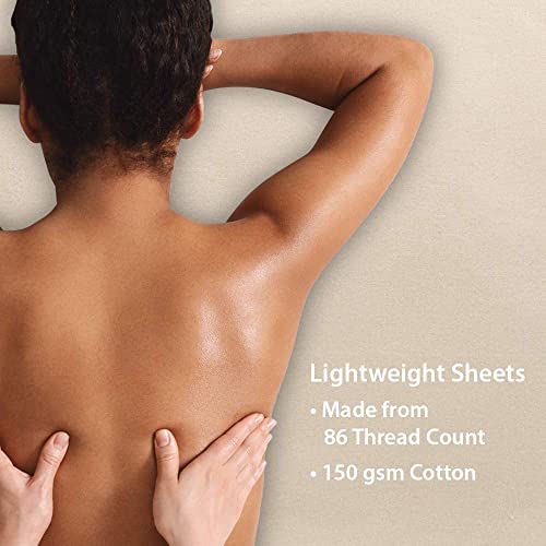 ForPro Premium Flannel 3-Piece Massage Sheet Set