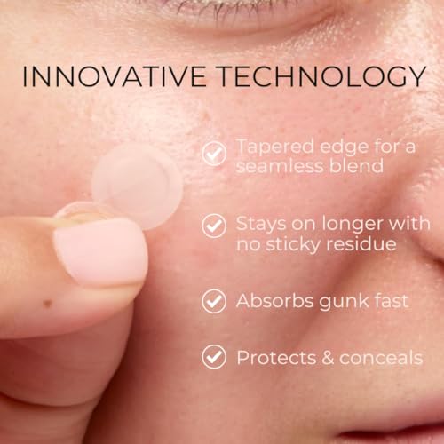 Pimple Patches ? Hydrocolloid Pimple Patch Spot Stickers for Acne and Whiteheads; Day or Nighttime Use; Fast Acting, Invisible Spot Treatment for Face and Skin- 72 Count