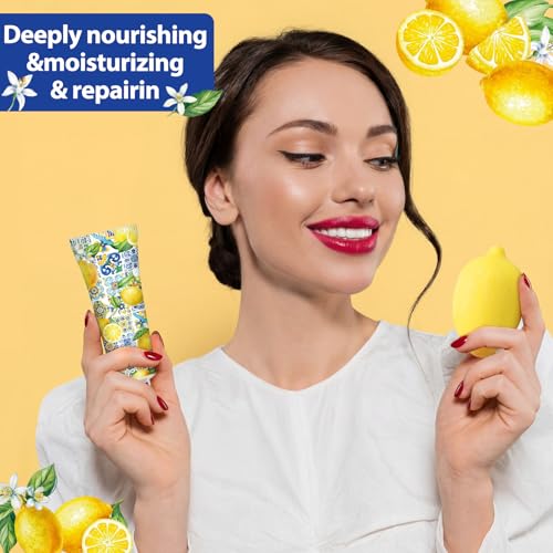 25-Piece Lemon Baby Shower Favors Set with Soap, Cream & Gift Bags