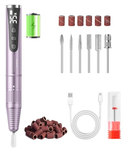 Makartt Cordless Nail Drill 35000RPM Portable E-File Kit
