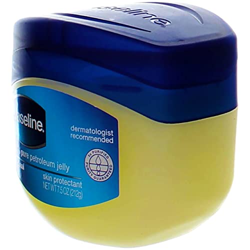 Vaseline Petroleum Jelly Skin Protectant Jar, Original, 7.5 oz (6 Pack) (Bundle)