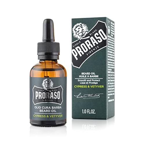 Proraso Beard Oil for Men, with Avocado, Macadamia Nut, Walnut and Sunflower Oils to Tame and Condition Beards