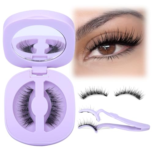 Magnetic Eyelashes with Applicator - No Glue Wispy Cat Eye
