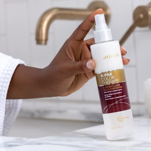 Joico K-PAK Color Therapy Luster Lock Multi-Perfector Daily Shine & Protect Spray | For Color-Treated Hair | Instantly Detangle | Control Frizz | Boost Shine | With African Maketti & Argan Oil