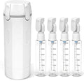4-Pack 30ML Travel Bottles, Refillable Leak-Proof Dispensers