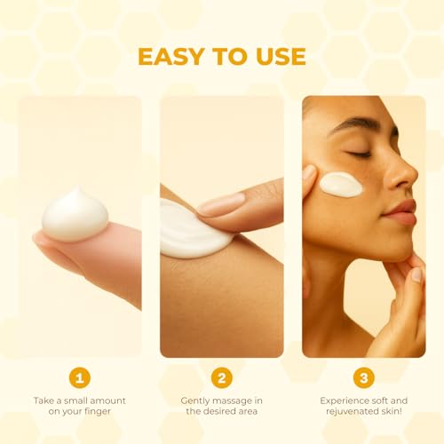 Bee Venom Cream | Hydrating, Smoothing, Firming, Wrinkle-Reducing | Comprehensive Bee Venom Skin Treatment Cream (Enhanced Formula)