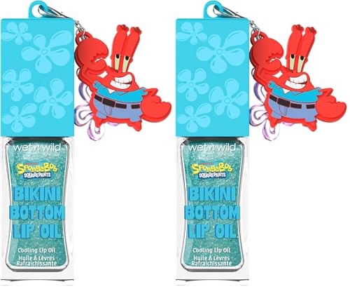 Wet n Wild SpongeBob Cooling Lip Oil - Thar She Blows (Pack of 2)