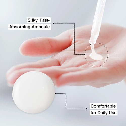 Ottie Black Signature Ampoule with 60% Snail Secretion Filtrate, Hydrating Face Serum for Elastic Skin, Korean Skincare Ampoule with Firming and Anti Aging Care