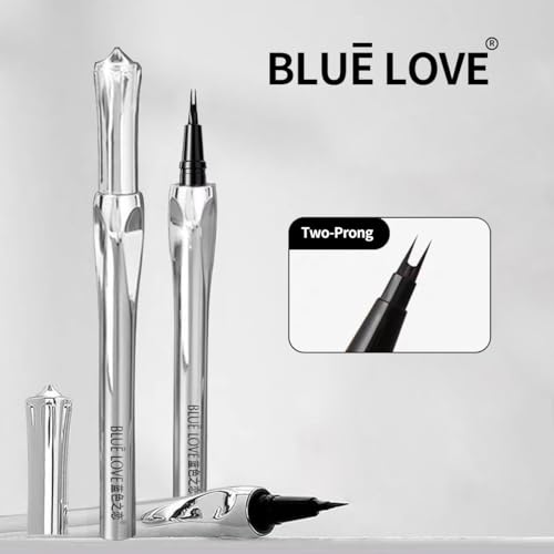 BLUE LOVE 2PCS Two Prong Eyebrow Pens for Women - Waterproof, Long-Lasting Microblading Brow Pencils with Hair-Like Strokes for All-Day Eye Makeup (2PCS Brown)