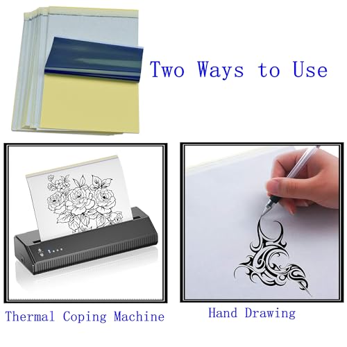 Tattoo Practice Skin Kit 50pc with Transfer Paper