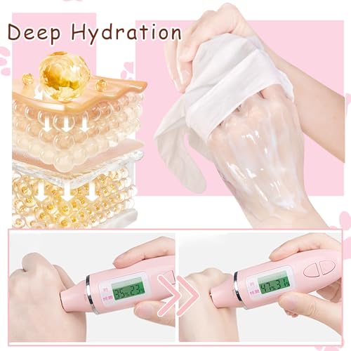 Hydrating Exfoliating Hand Mask Gloves for Dry Cracked Hands - 6 Pairs