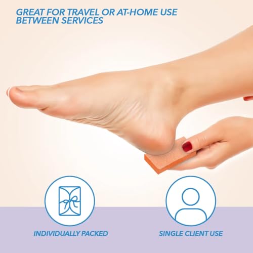 Disposable 4-Piece Pedicure Kit - 100 Individually Packed Sets