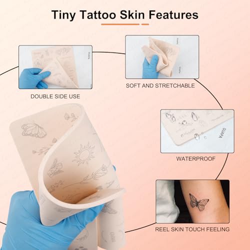 Guapa 3mm Tattoo Practice Skin Double-Sided Silicone Pad