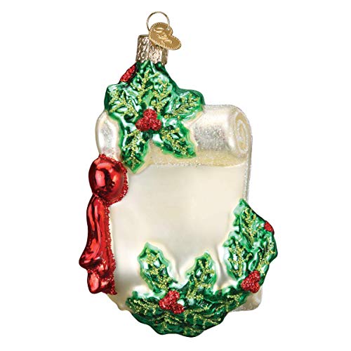 Old World Christmas Joy to The World Glass Blown Ornaments for Christmas Tree