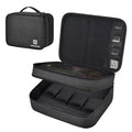 Barber Clipper Organizer Bag with Double-Layer Storage