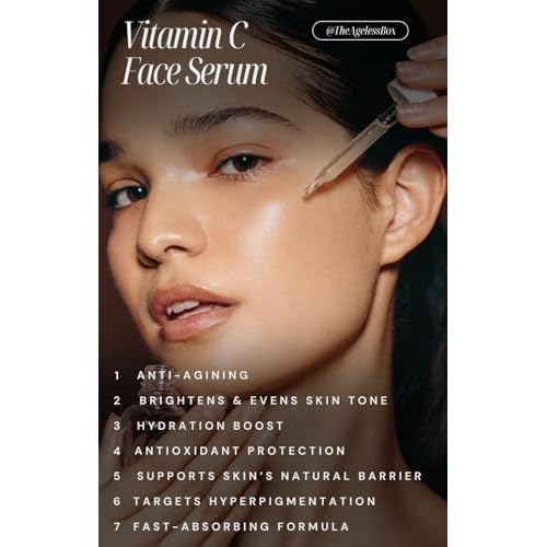 Ayurvedic Vitamin C Face Serum ? Anti-Aging, Brightening & Hydrating ? Face Serum with Kakadu Plum, Niacinamide & Hyaluronic Acid for Glowing, Radiant Skin ? Vegan & Cruelty-Free ? 30ml