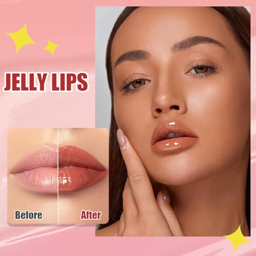 12 Color Lip Gloss Set with Vitamin E & Squalane