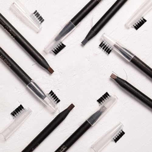 6Pcs Microblading Eyebrow Pencil Set - Waterproof Peel Off