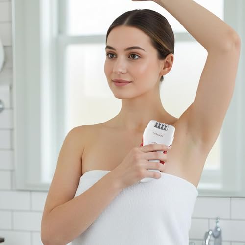 Epilady Legend 4 | Cordless Epilator Hair Removal Device for Women, 2 Speed Bikini Trimmer, Electric Shaver for Women, Rechargeable Body Hair Remover